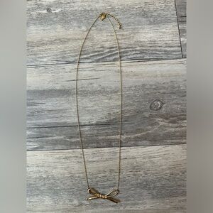Kate Spade Gold Bow Necklace